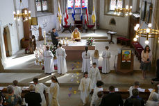 Feier der 1. Heiligen Kommunion in Sankt Crescentius (Foto: Karl-Franz Thiede)